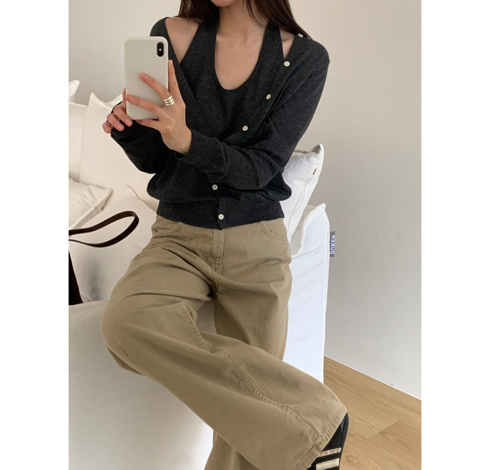 Colin Cardigan Set-4col
