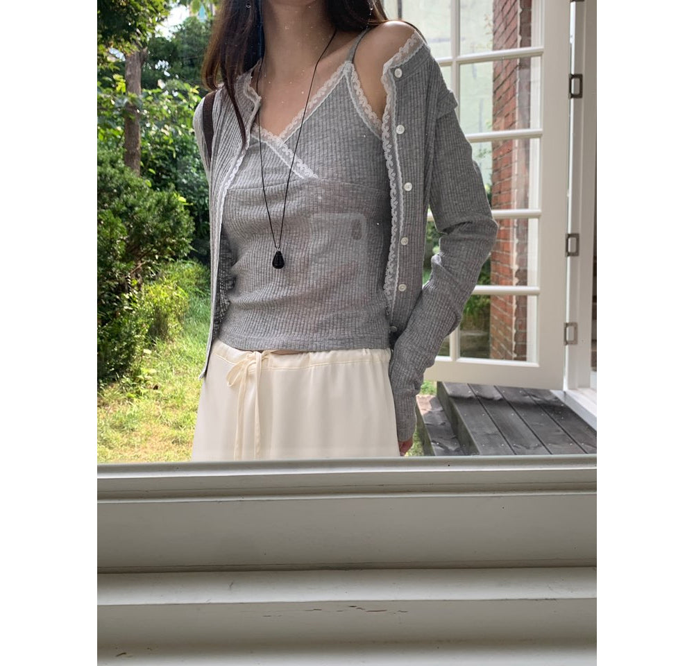 Vince Cardigan Set-2col