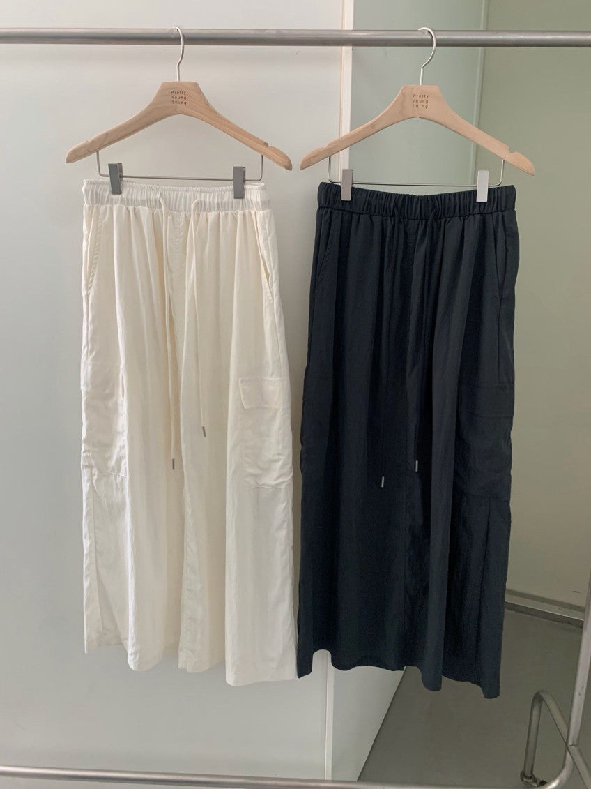 Jeanne cargo skirt-2col