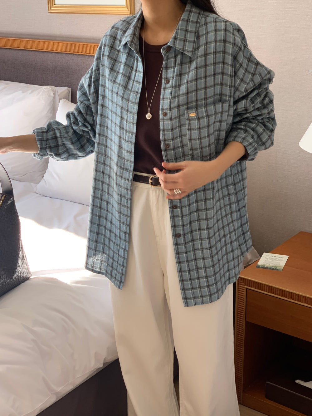 tint check gimo shirt-2col