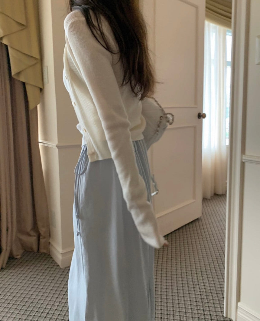Mamonde linen cardigan-4col