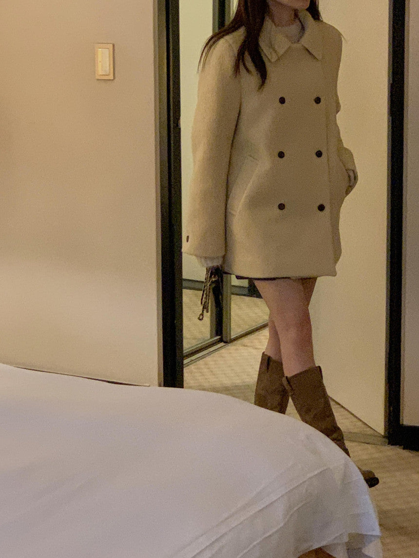 Lemiel wool coat-2col