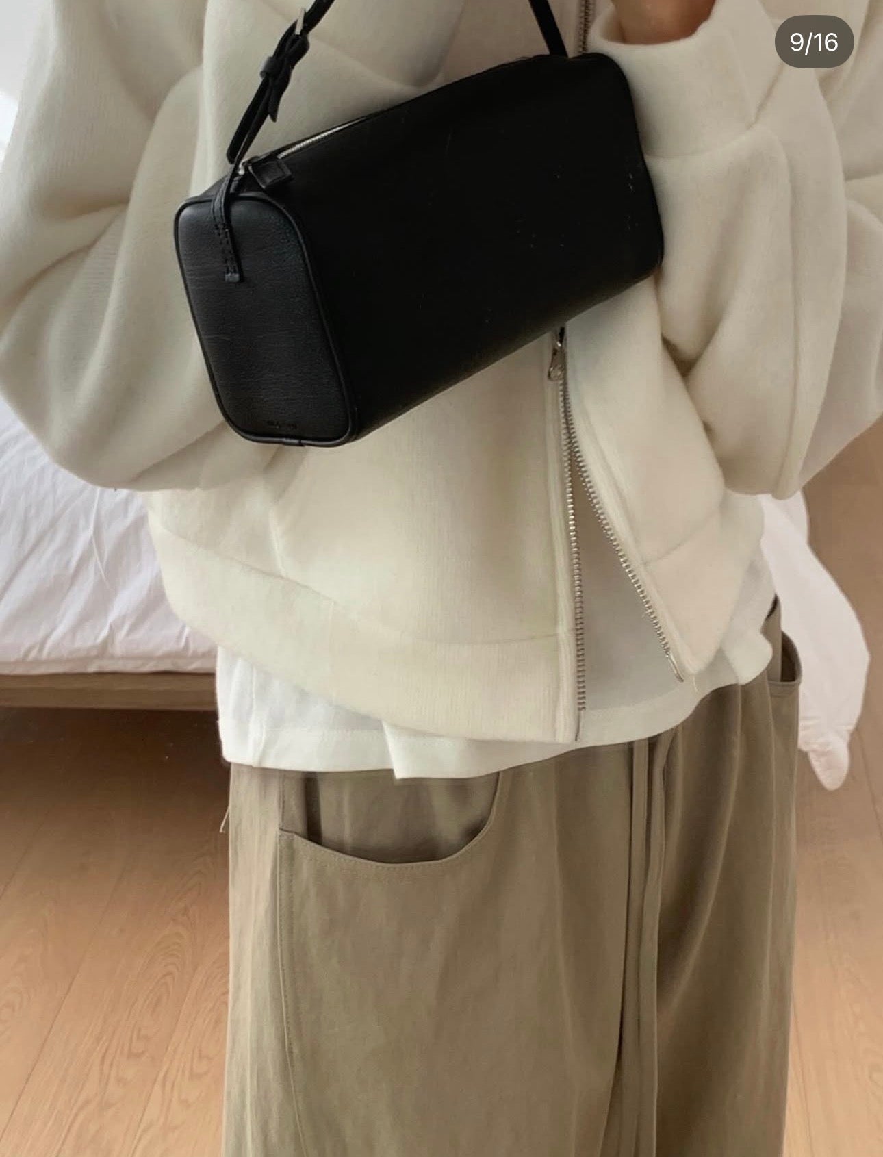 liter dover peach gimo bandding pants-2col