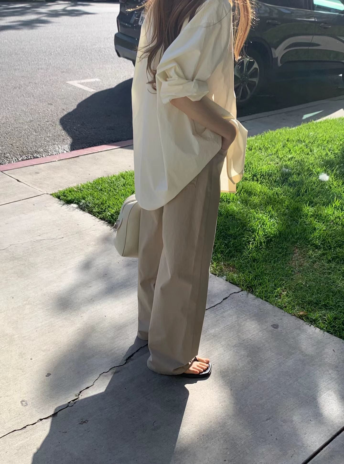 Ounce core washing pants-2col