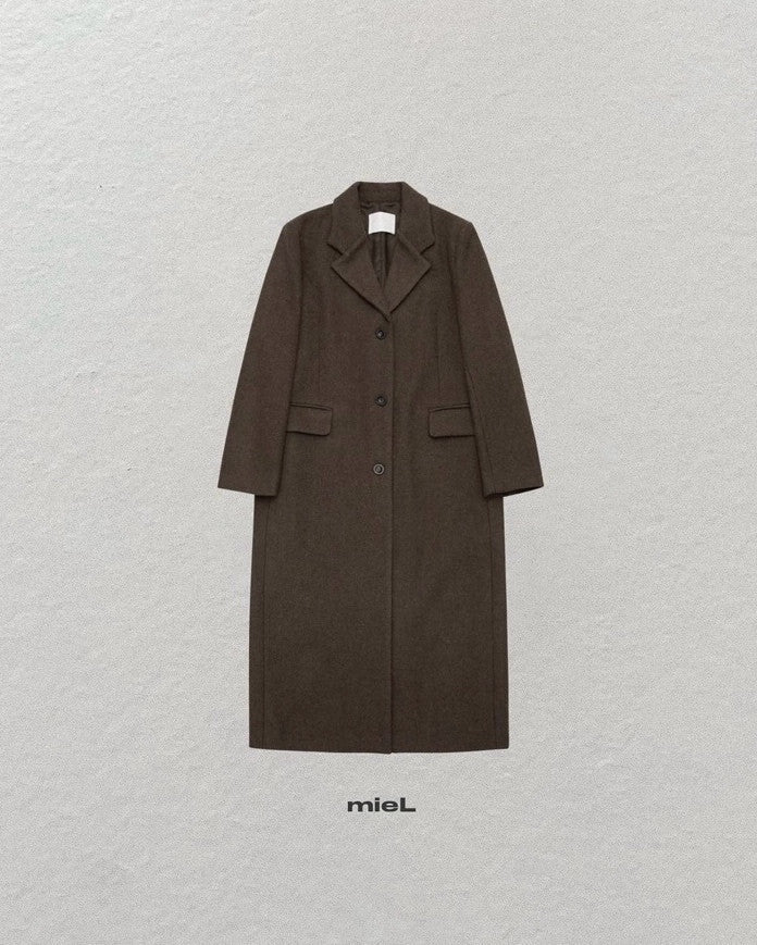 Wool single coat-3col
