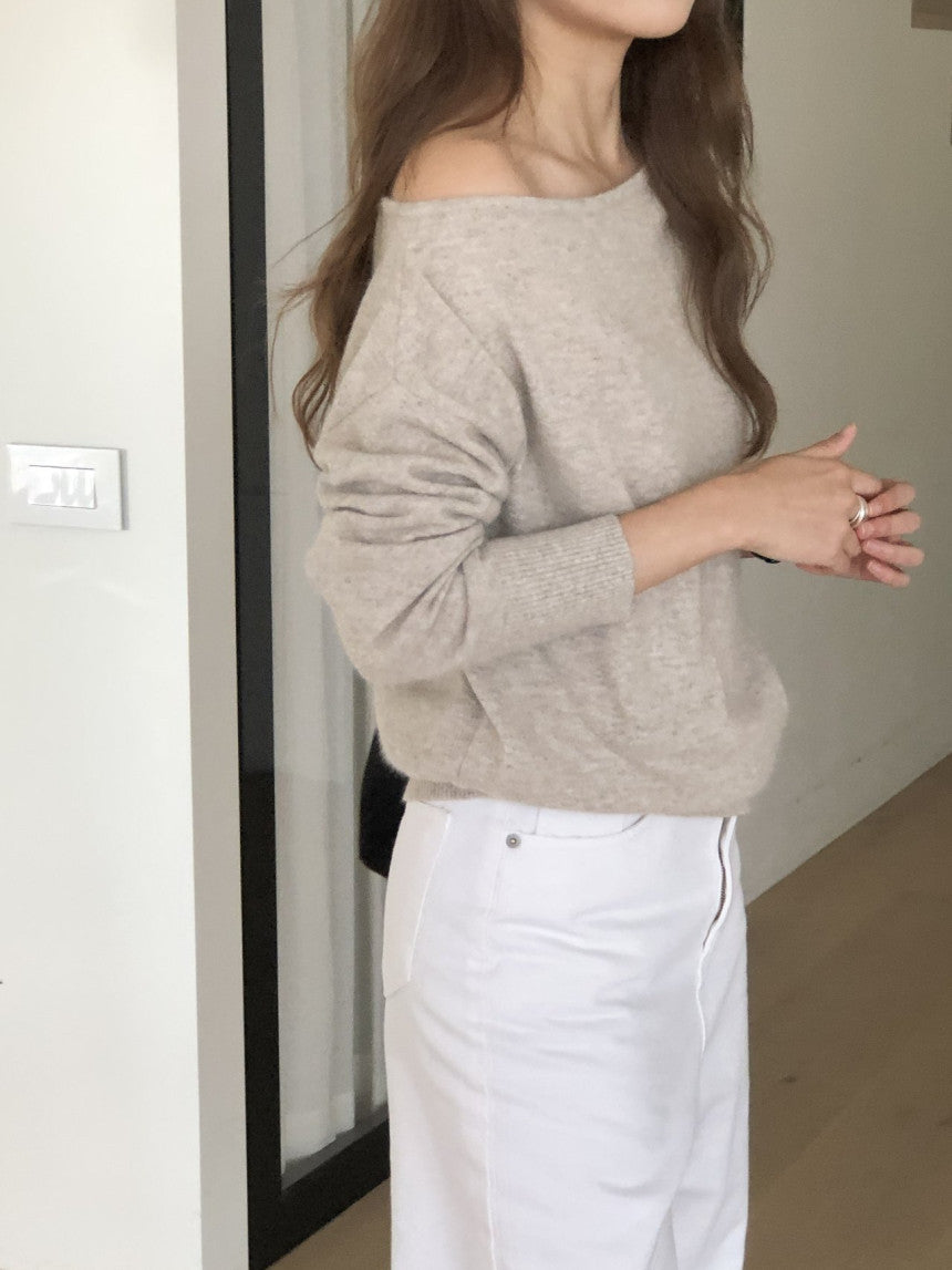 Siena fox unbalance knit-3col