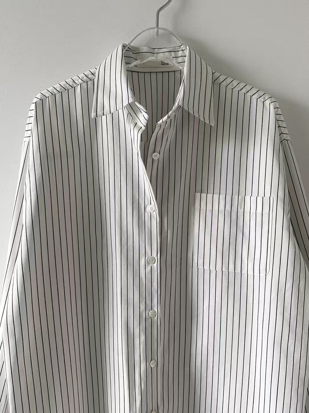 Deondo classic stripe shirt