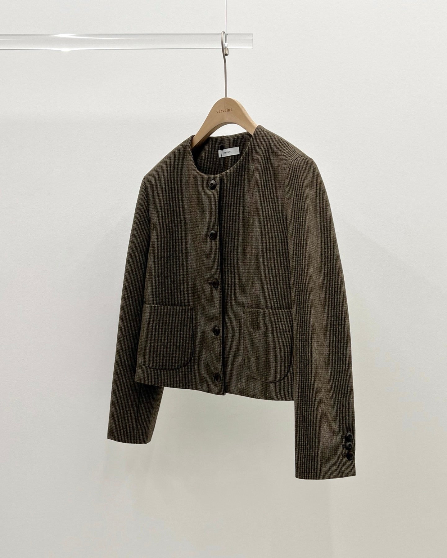 Celine wool no collar jacket