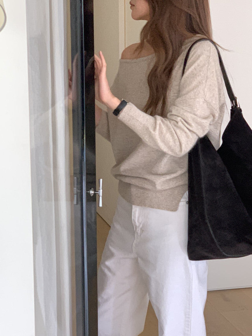 Siena fox unbalance knit-3col