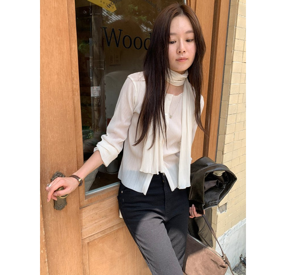 Low-rise capri pants