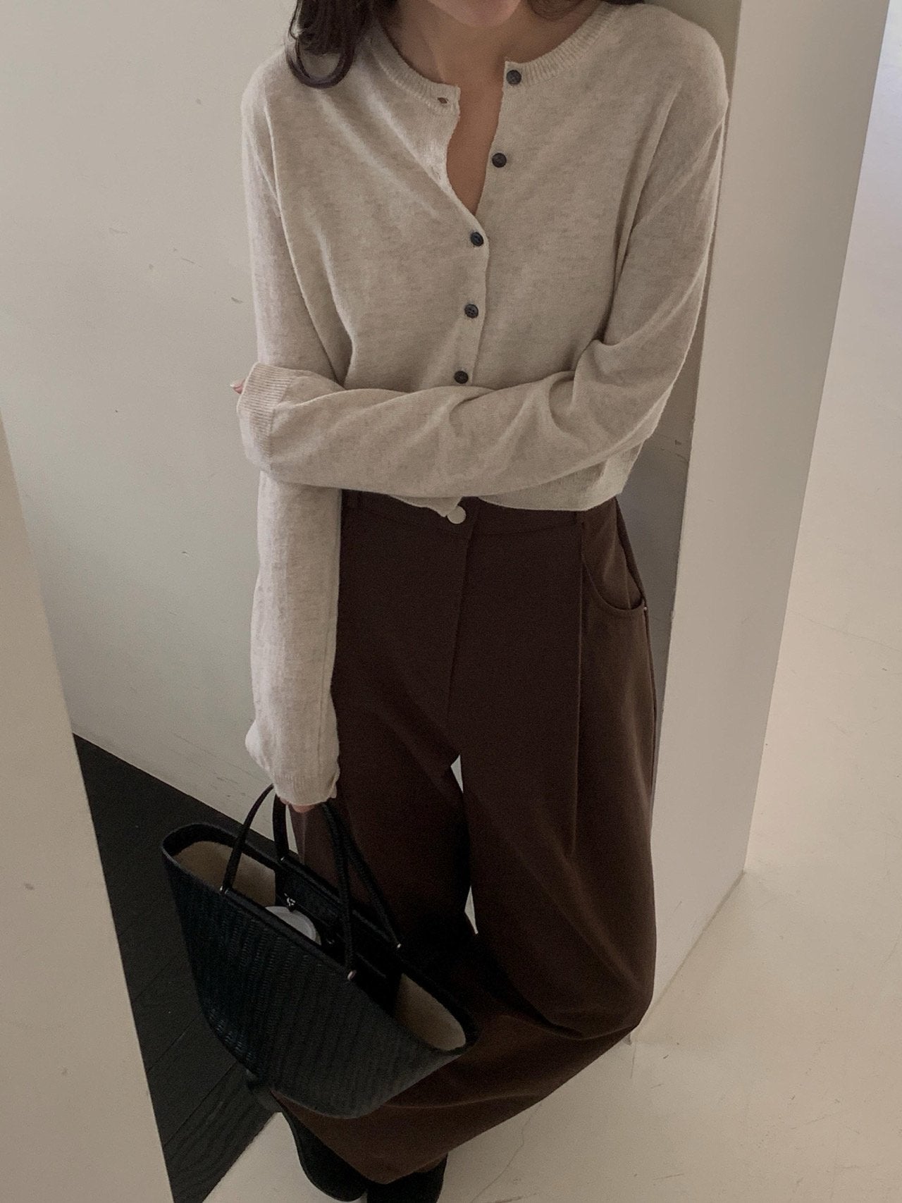 cashmere cardigan-5col