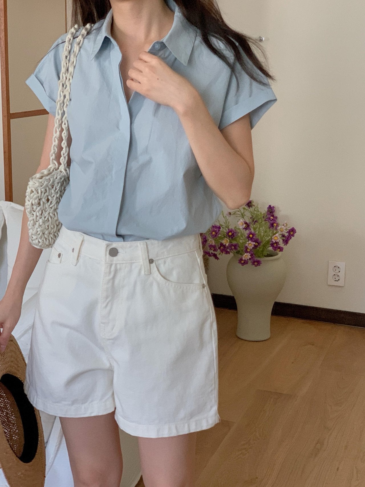 Cotton cabra shirt-3col