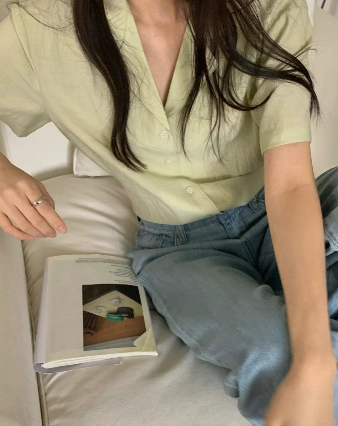 Apple blouse-3col
