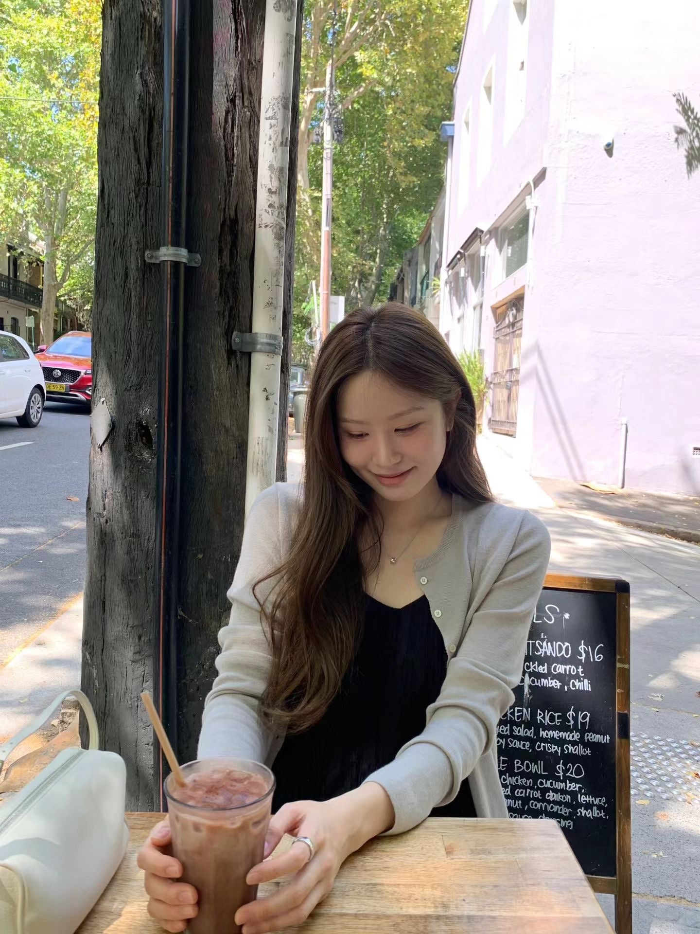 ivory即納 Ounce eilie string onepiece-2col