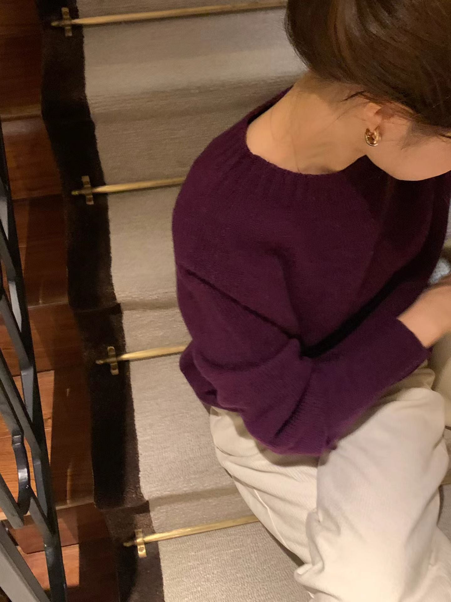 Ounce heather shirtland wool knit-4col