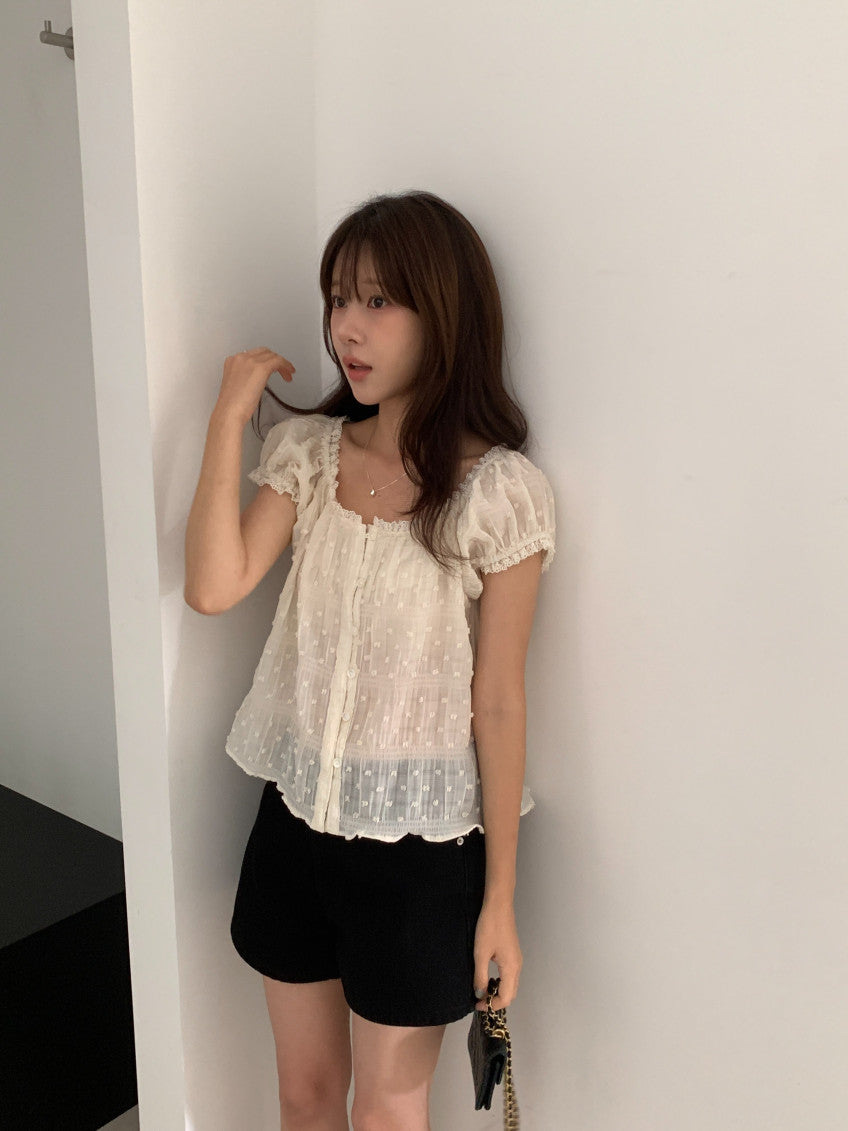 popcorn blouse-2col
