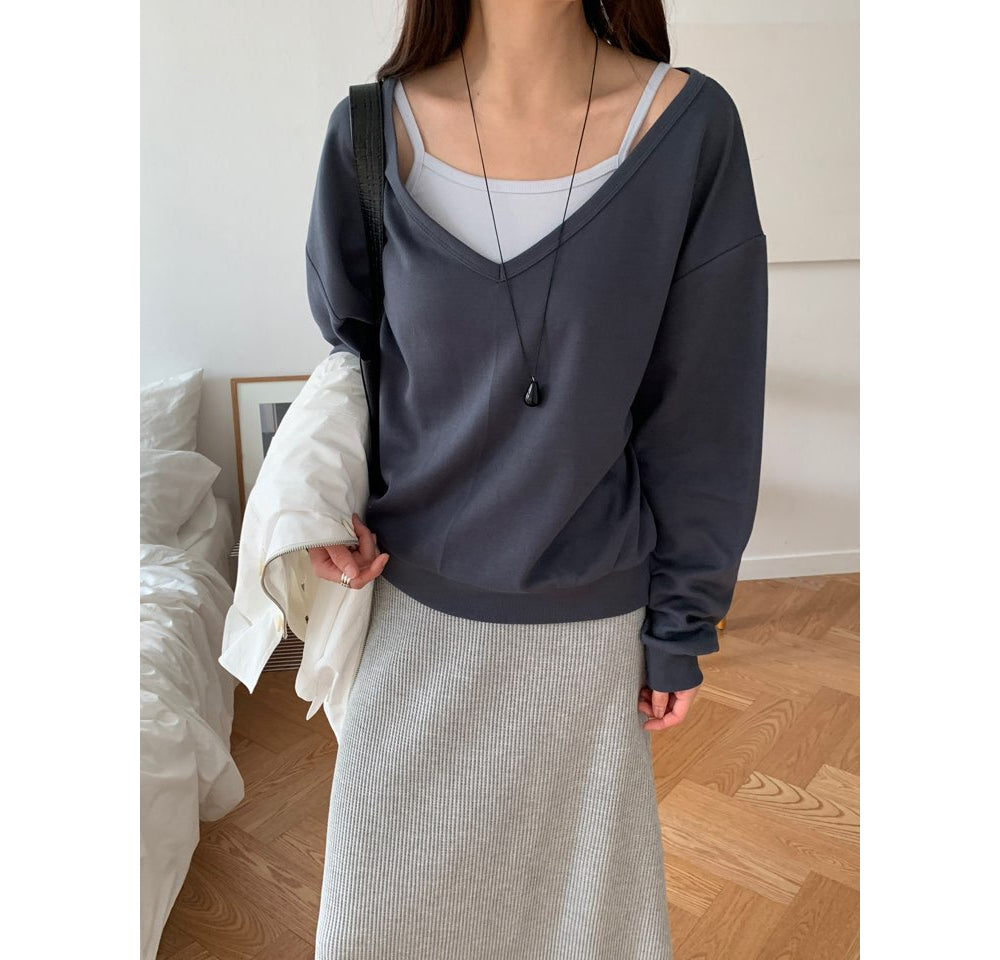 Preto Sweatshirt Set-4col