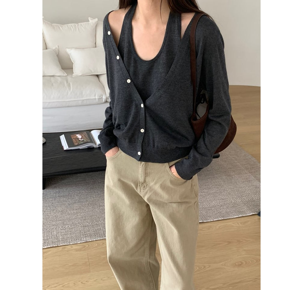 Colin Cardigan Set-4col
