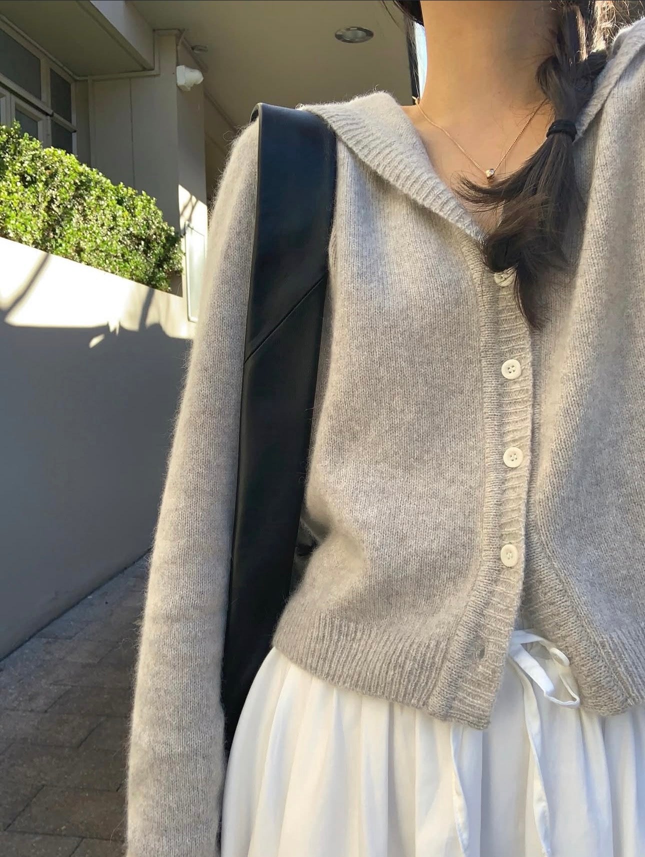 liter roa raccoon sailor cardigan-2col