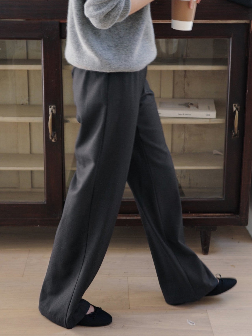 Row flare slacks-3col