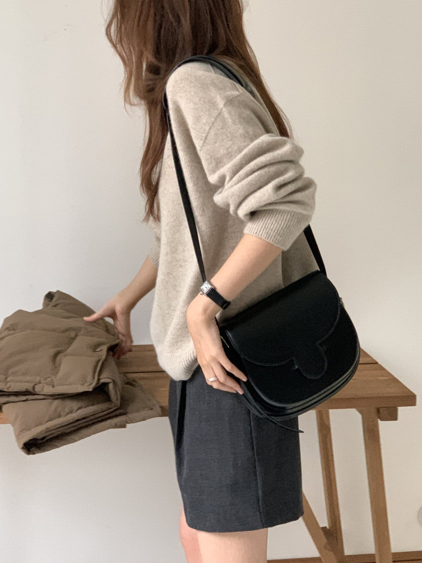 Elin cashmere wholega boat neck knit-4col