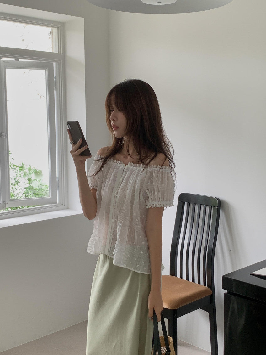 popcorn blouse-2col