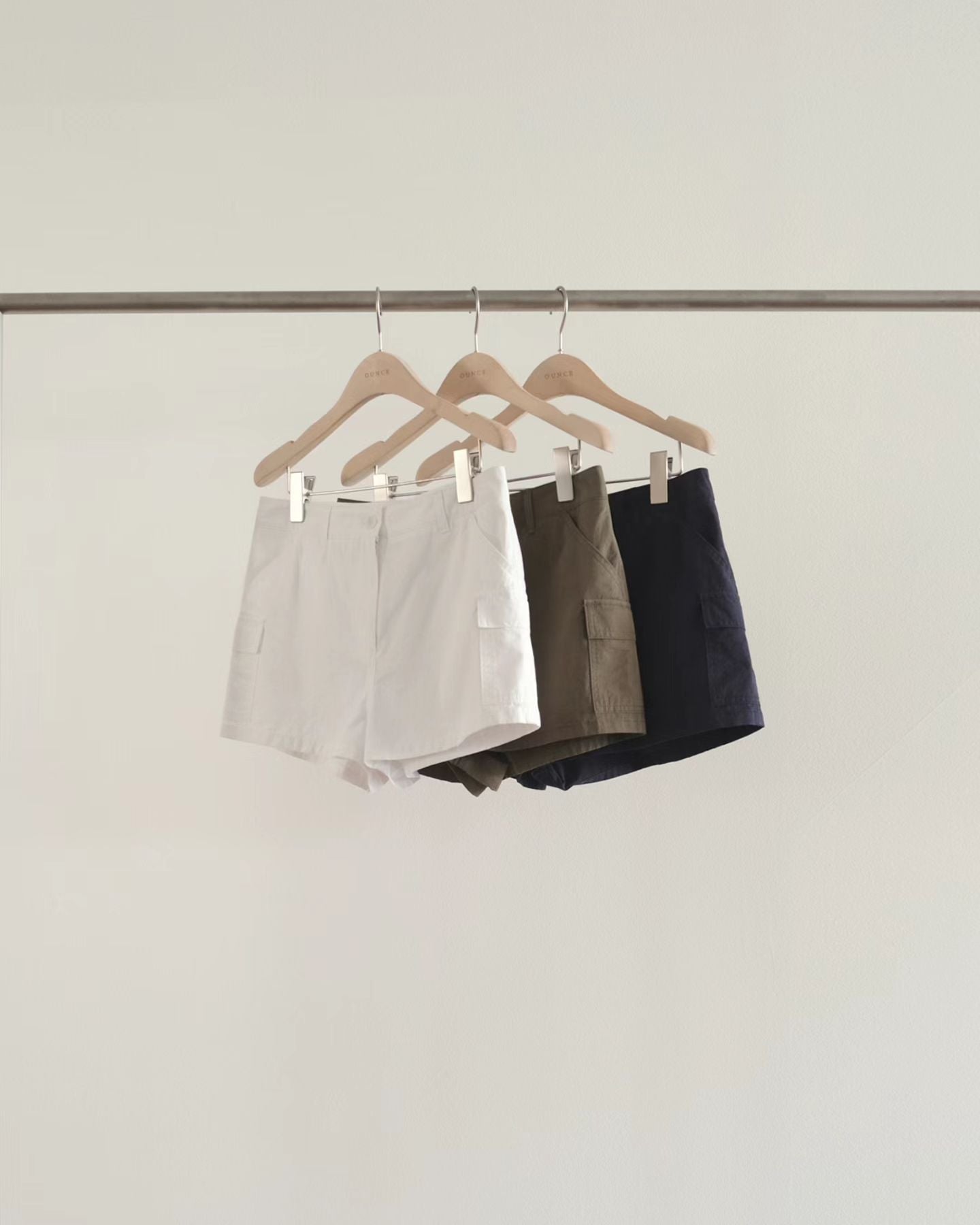 Ounce cargo short pants-3col