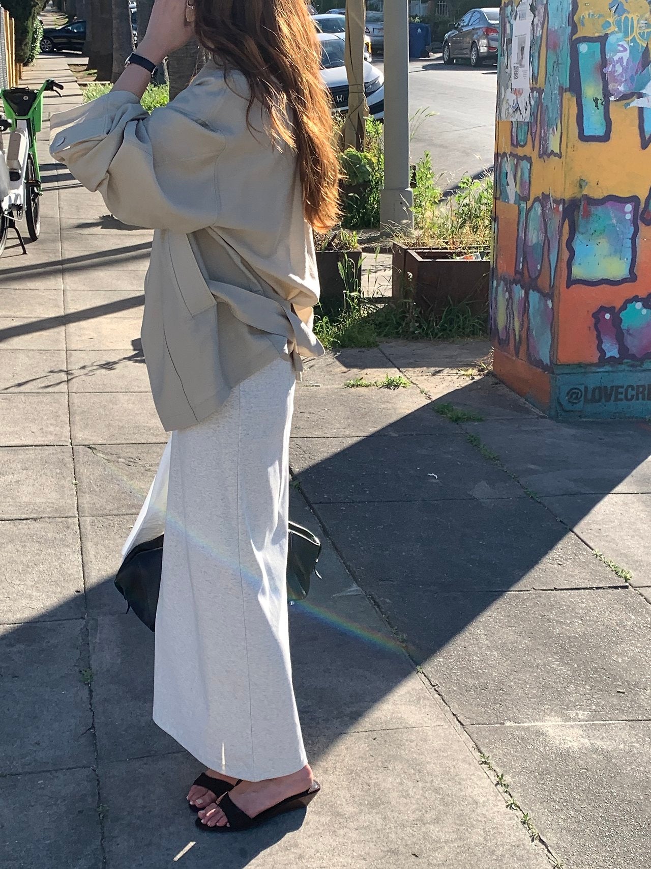 Rive jersey long skirt-4col