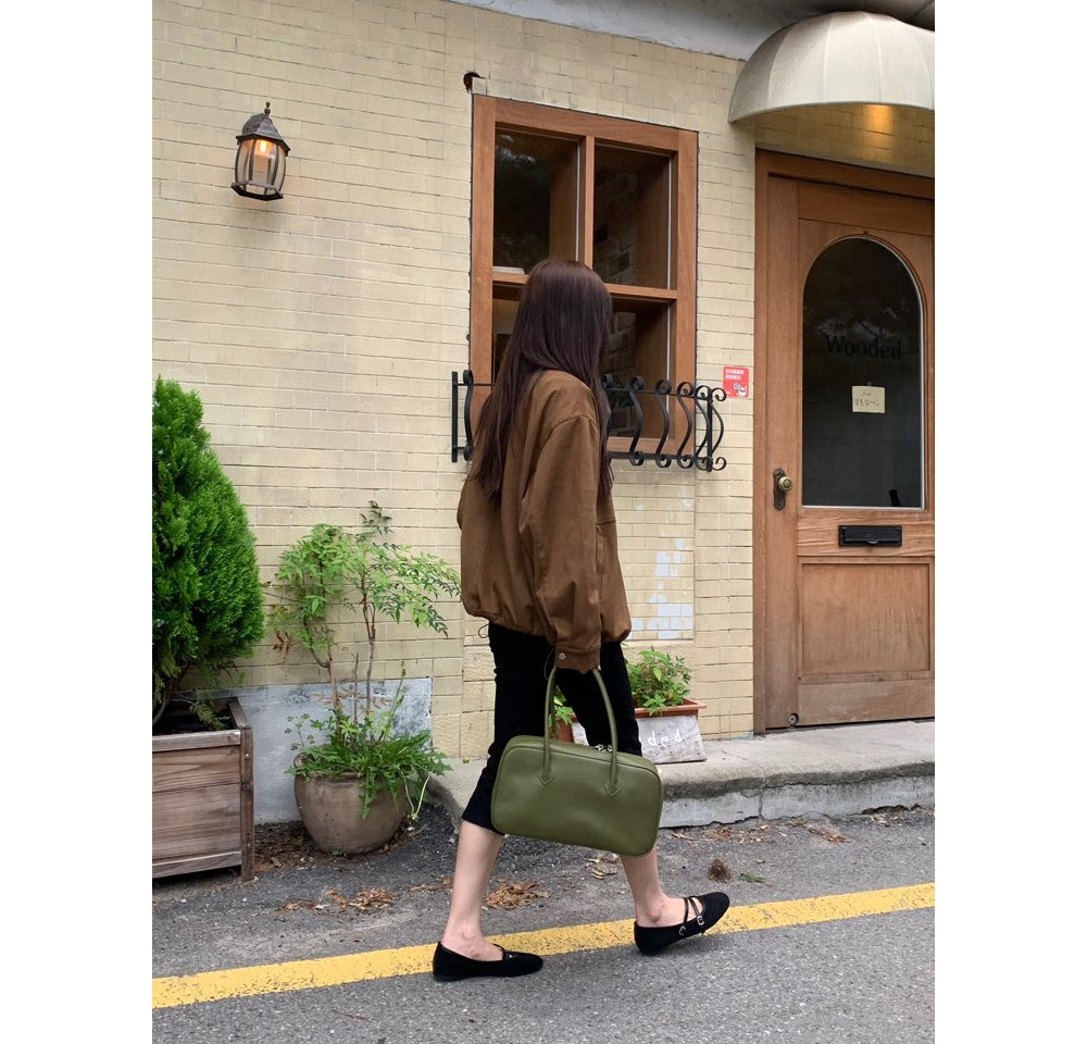 Mented Suede Jacket-2col