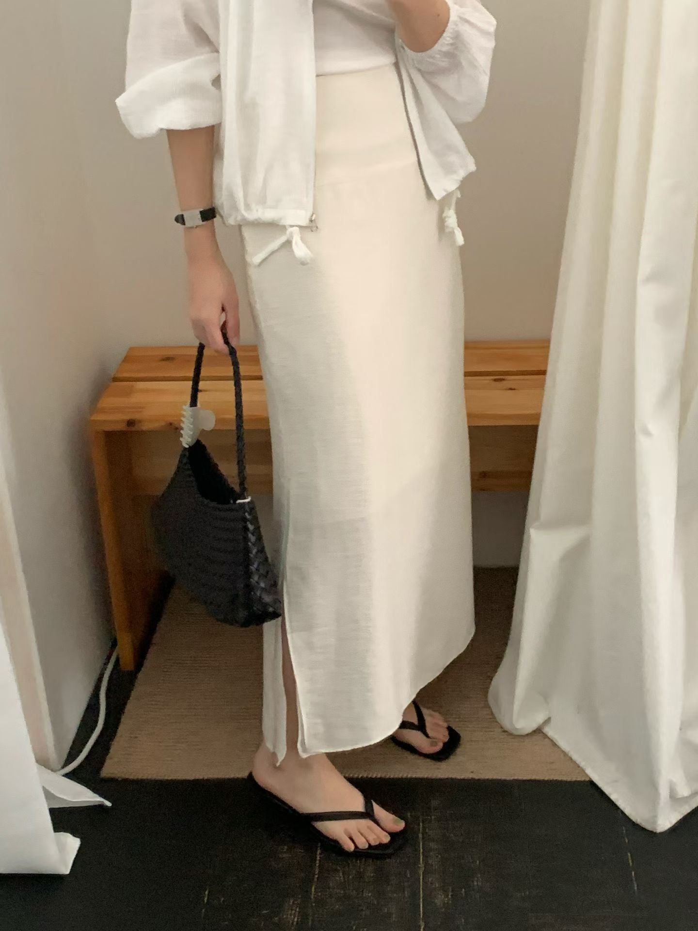 Luche open skirt-3col