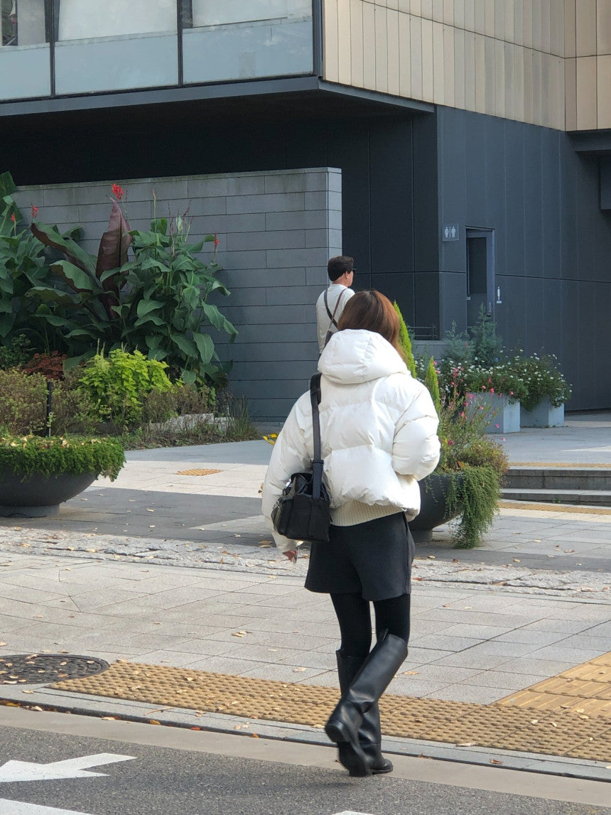 Noa hood duck down padding-3col