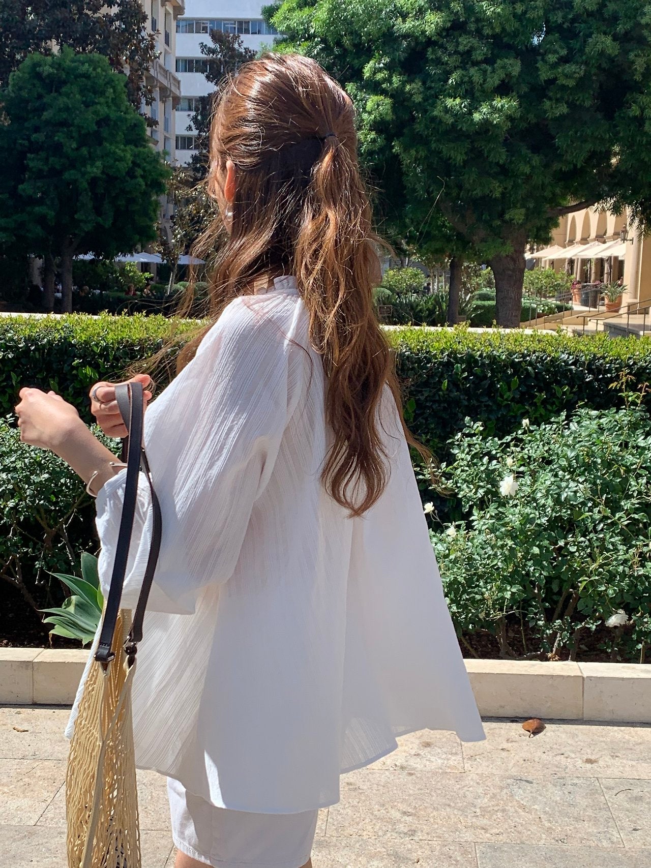 Lea tassel frill blouse