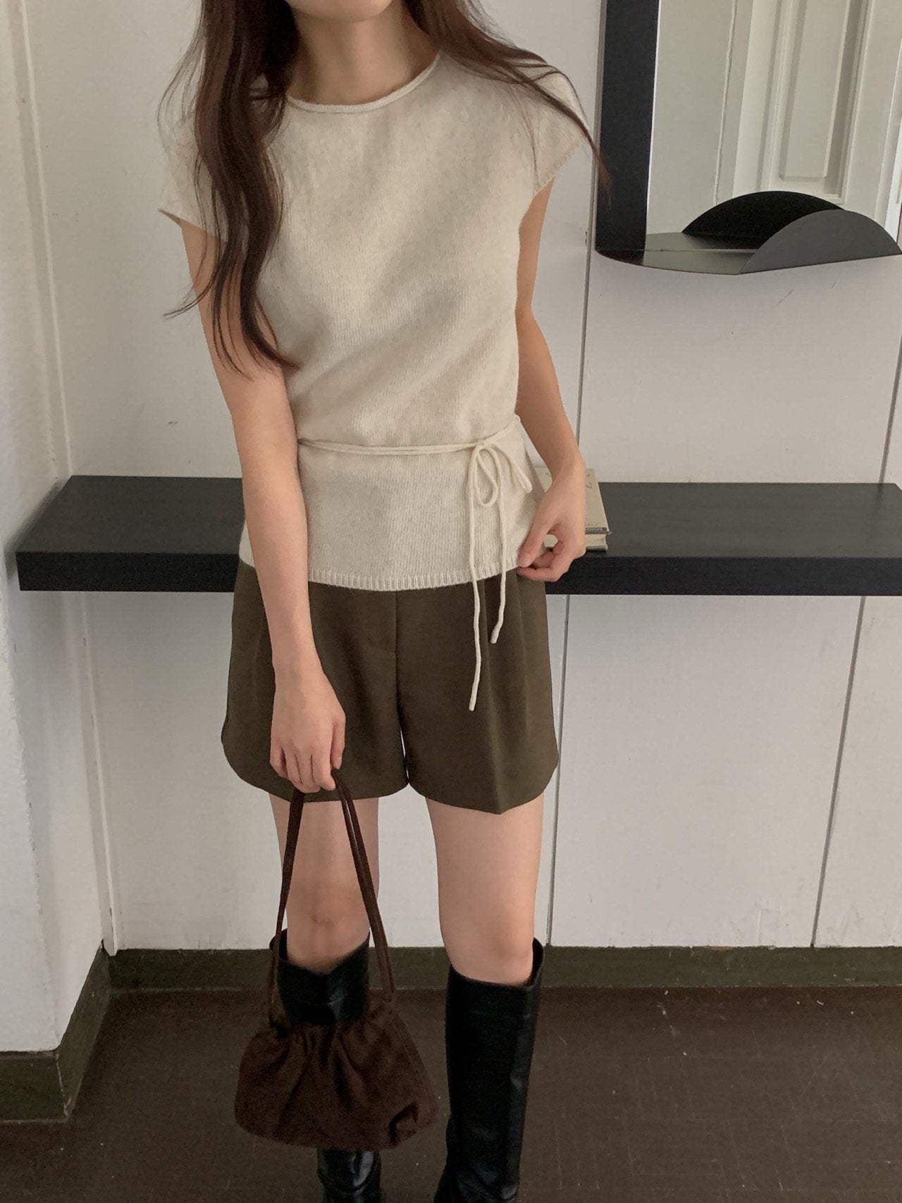 Fox belt knit-3col
