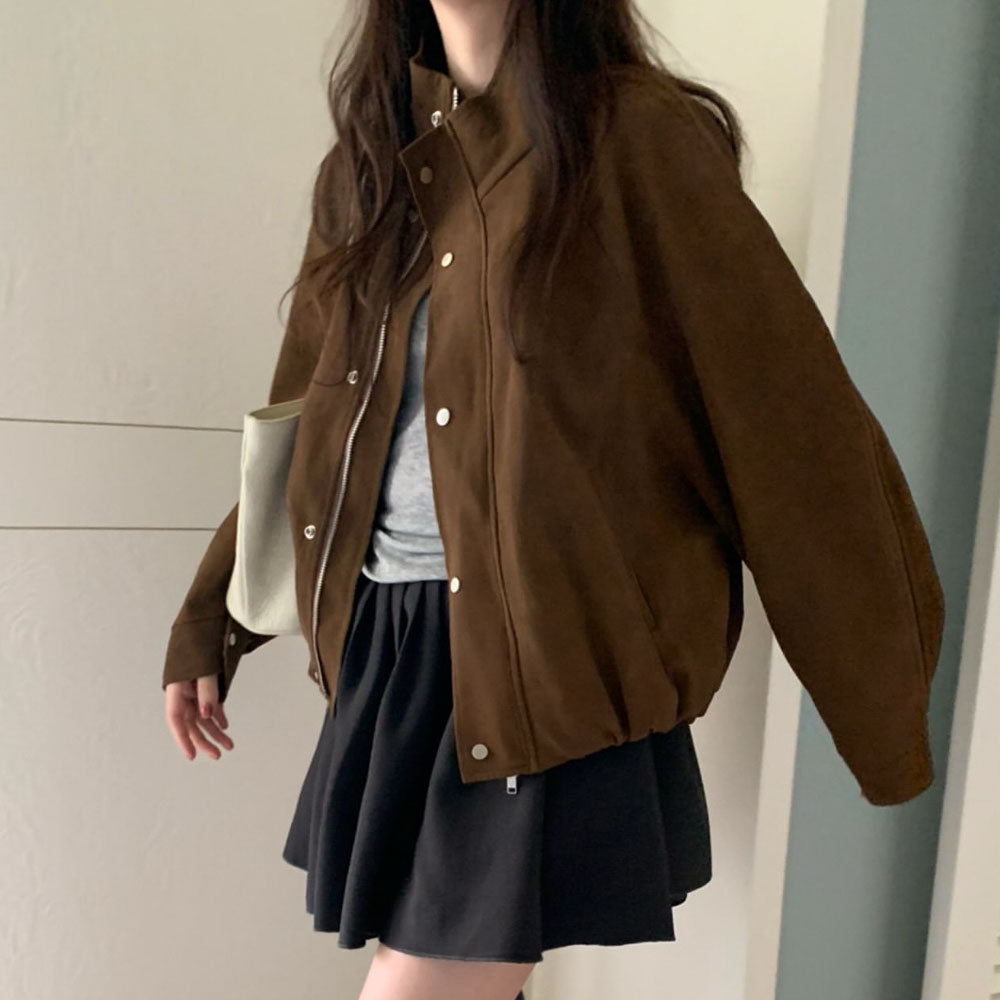 needs suede field jacket-3col