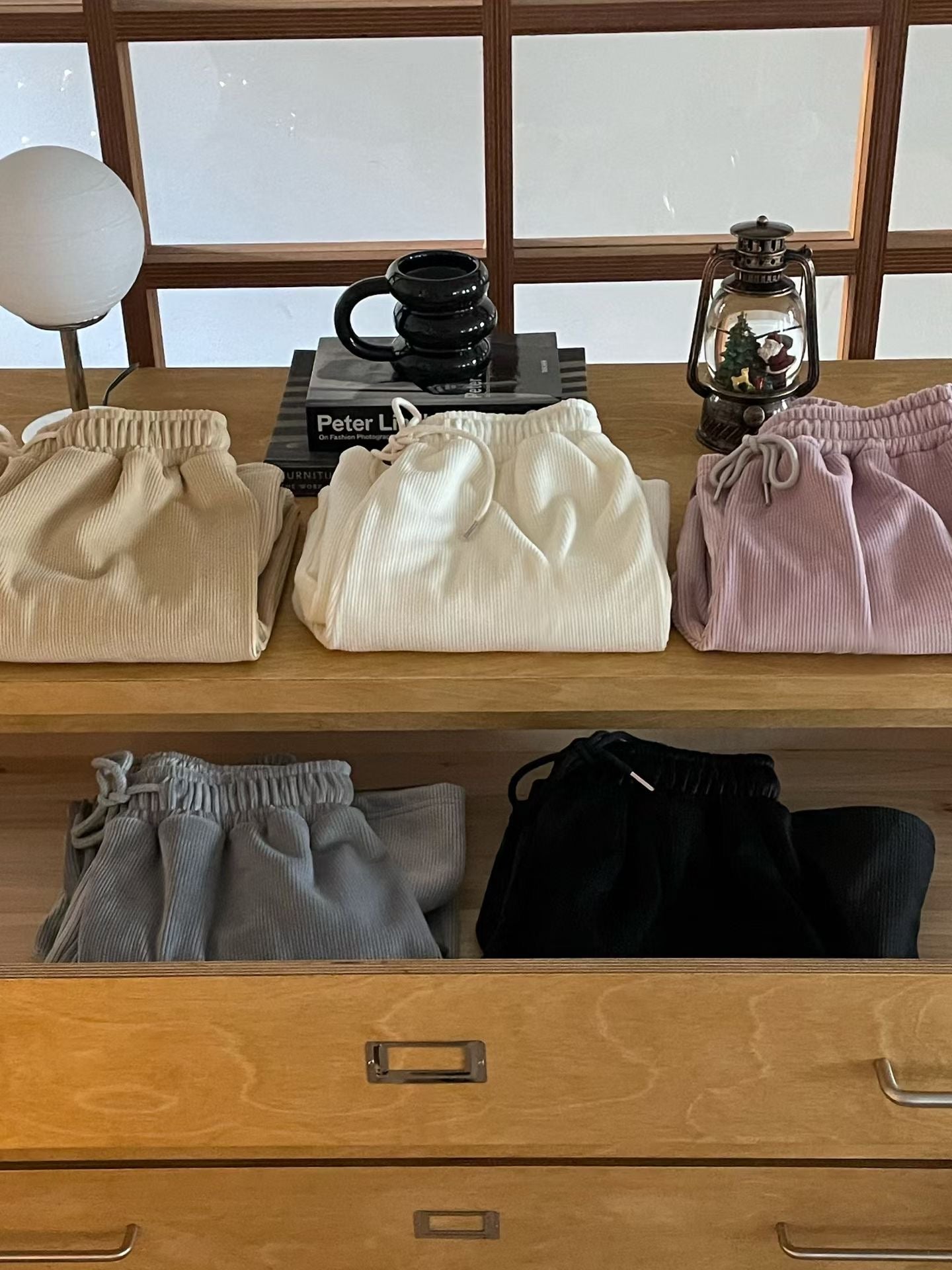 snow gimo wide pants-5col