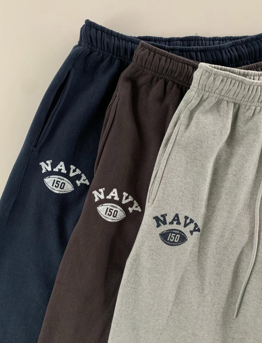 rugby print pants-3col