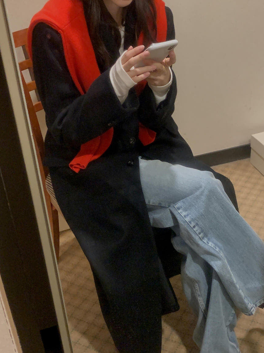 Wool single coat-3col