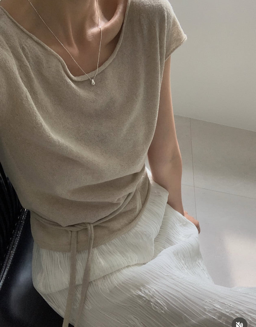 lin wholegarment knit-3col