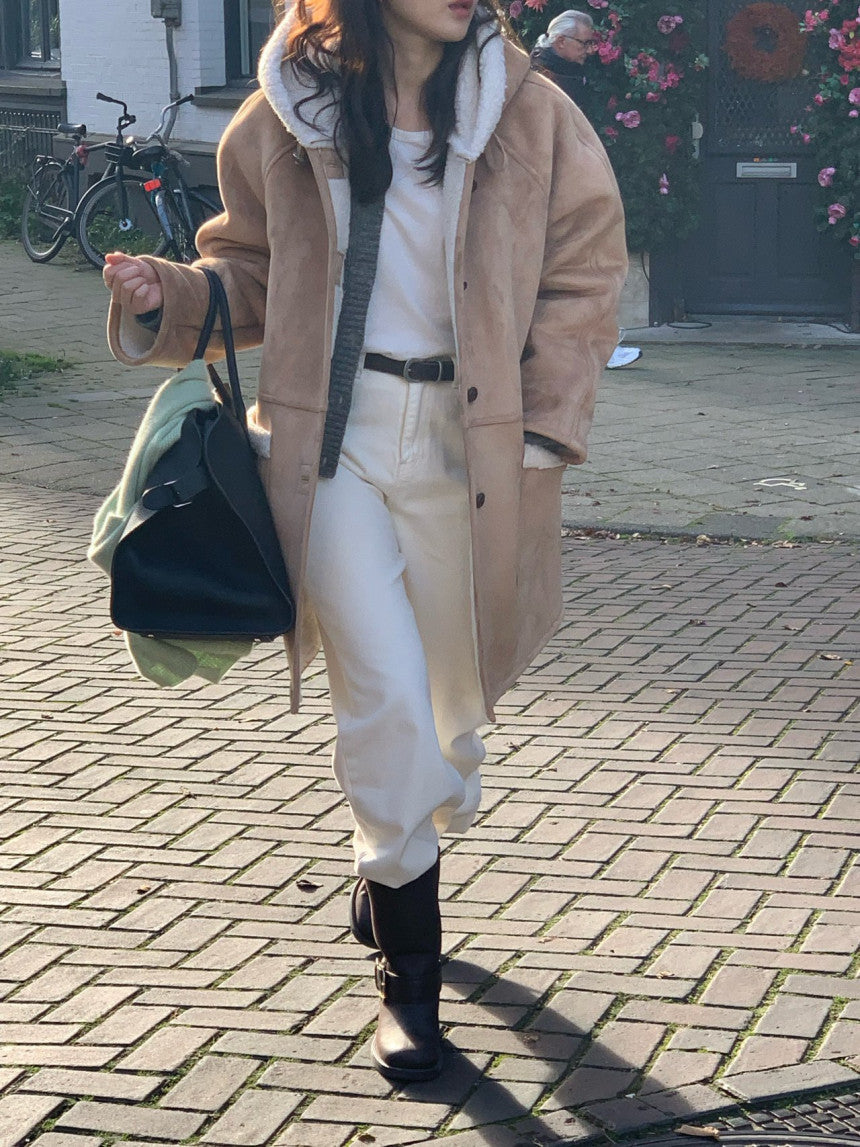 Fitz hoodie shearing half mustang