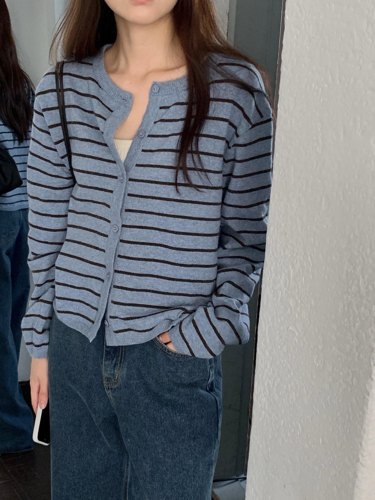 S.T cardigan-3col