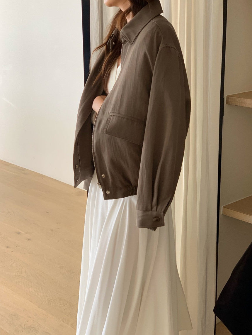 Fizt lyocell blouson-3col