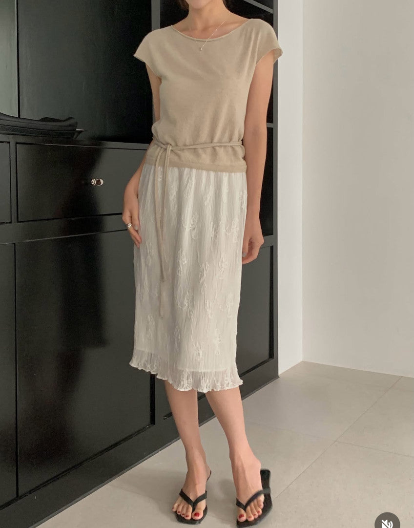 lin wholegarment knit-3col