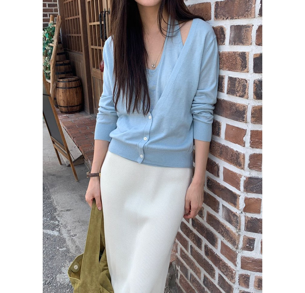 Colin Cardigan Set-4col