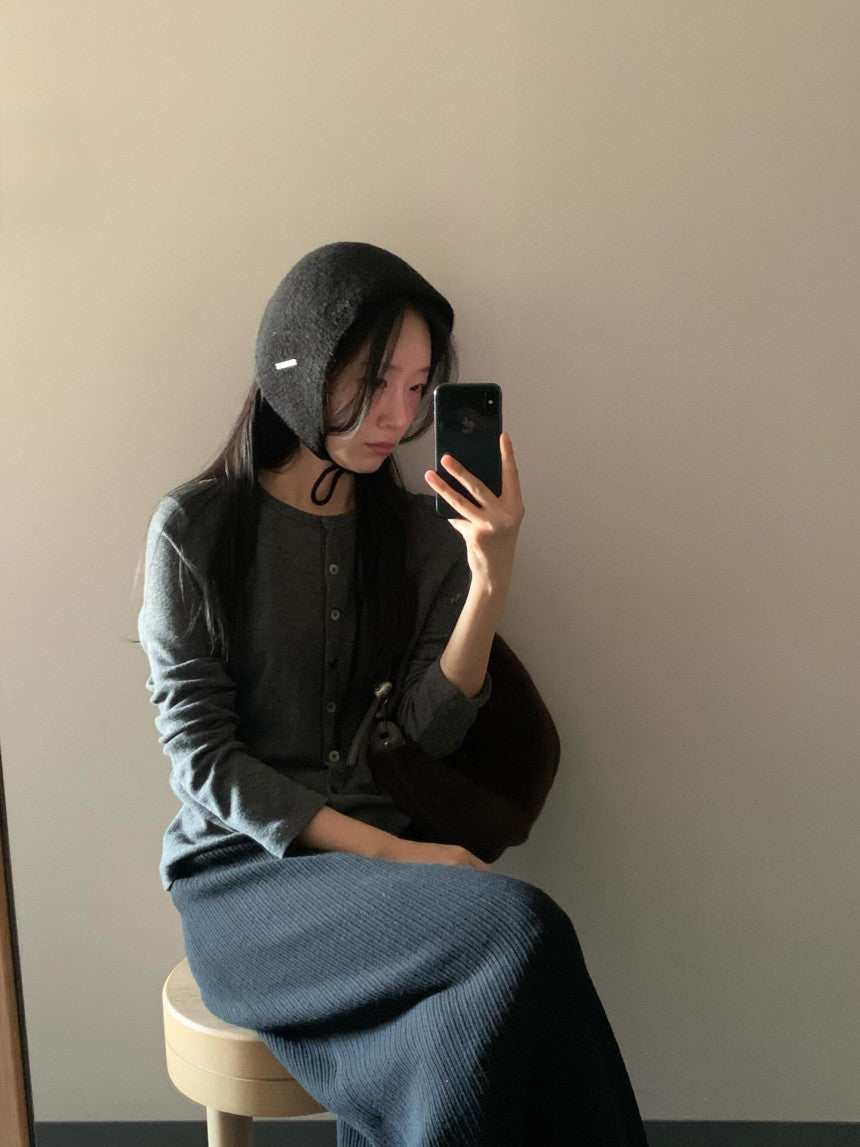 Miller maxi skirt-4col