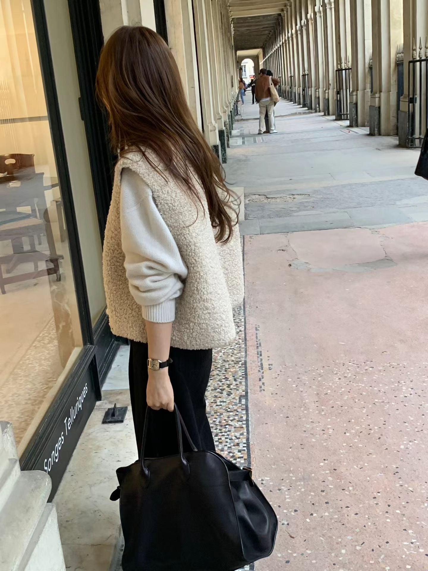 Ounce maison one-tuck slacks-2col