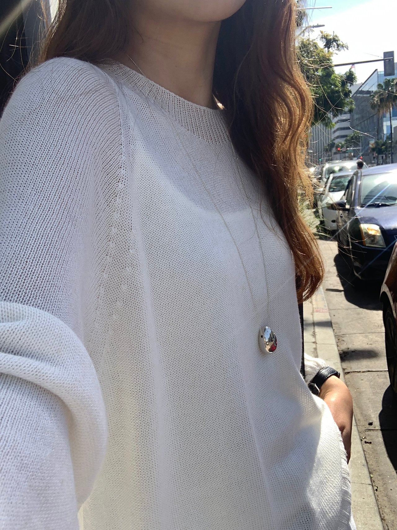 Rio wholegarment round-neck knit-3col