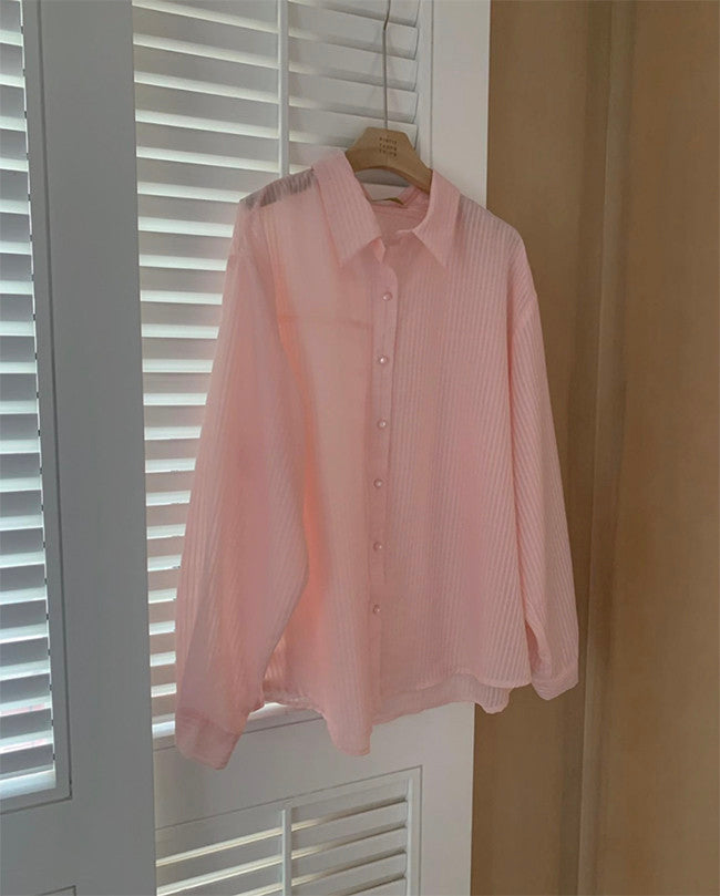 Paul stripe shirt-3col