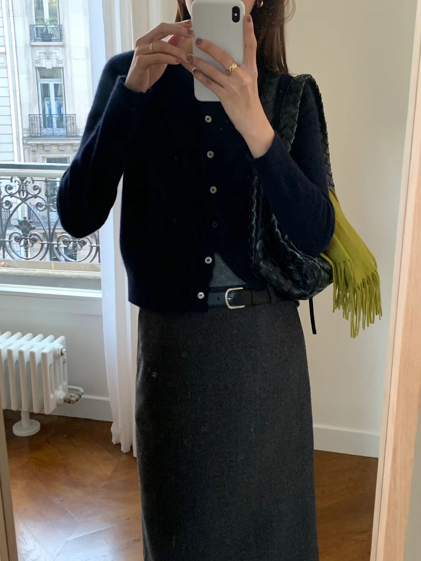 Ounce classic raccoon cardigan-2col