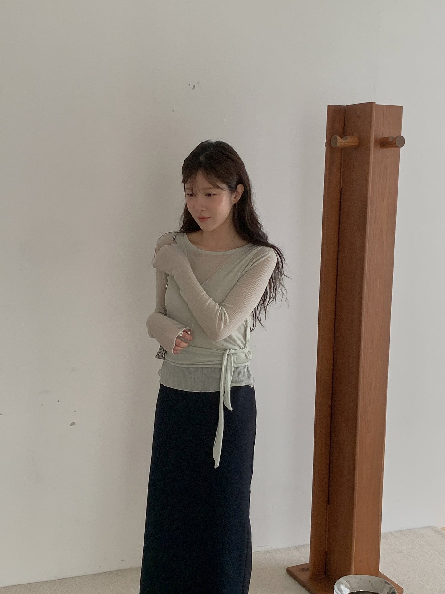 Sophie wrap vest&T set-3col