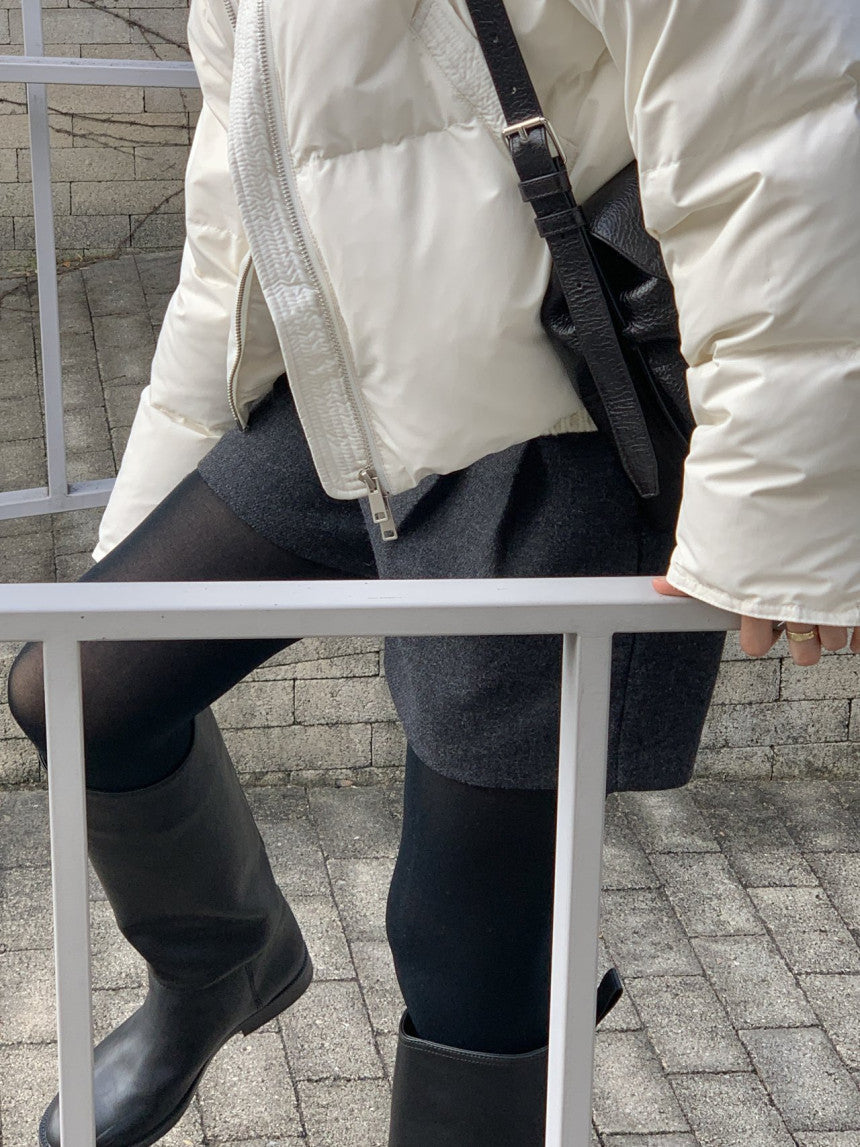 Noa hood duck down padding-3col